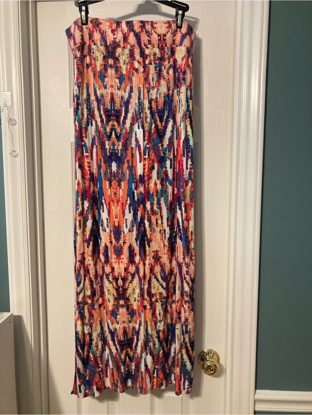 Multi-Color Printed Maxi Skirt - Women